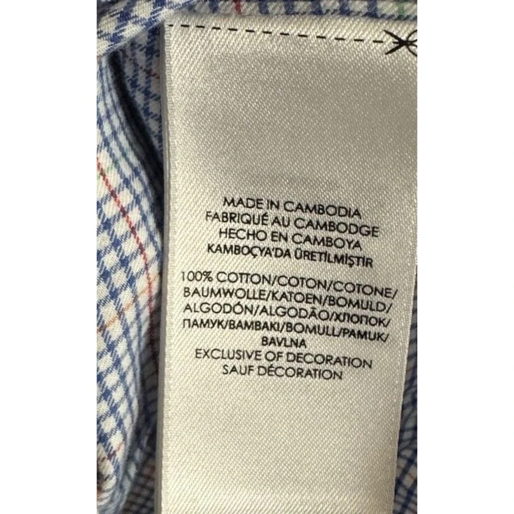 Chic POLO‎ RALPH LAUREN Mens Sz XL Multicolor Plaid Shirt 2018 Small Pony